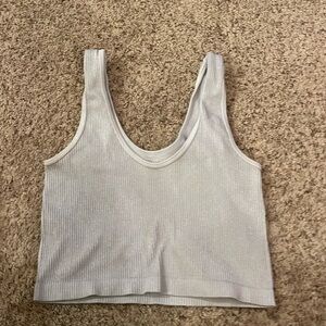 Sparkly white tank top